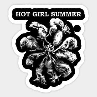 Hot Girl Summer Rat King Sticker